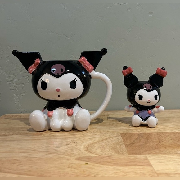 Sanrio Other - NEW HELLO KITTY & FRIENDS KUROMI MUG & FIGURINE SET BY MADE BY SANRIO.